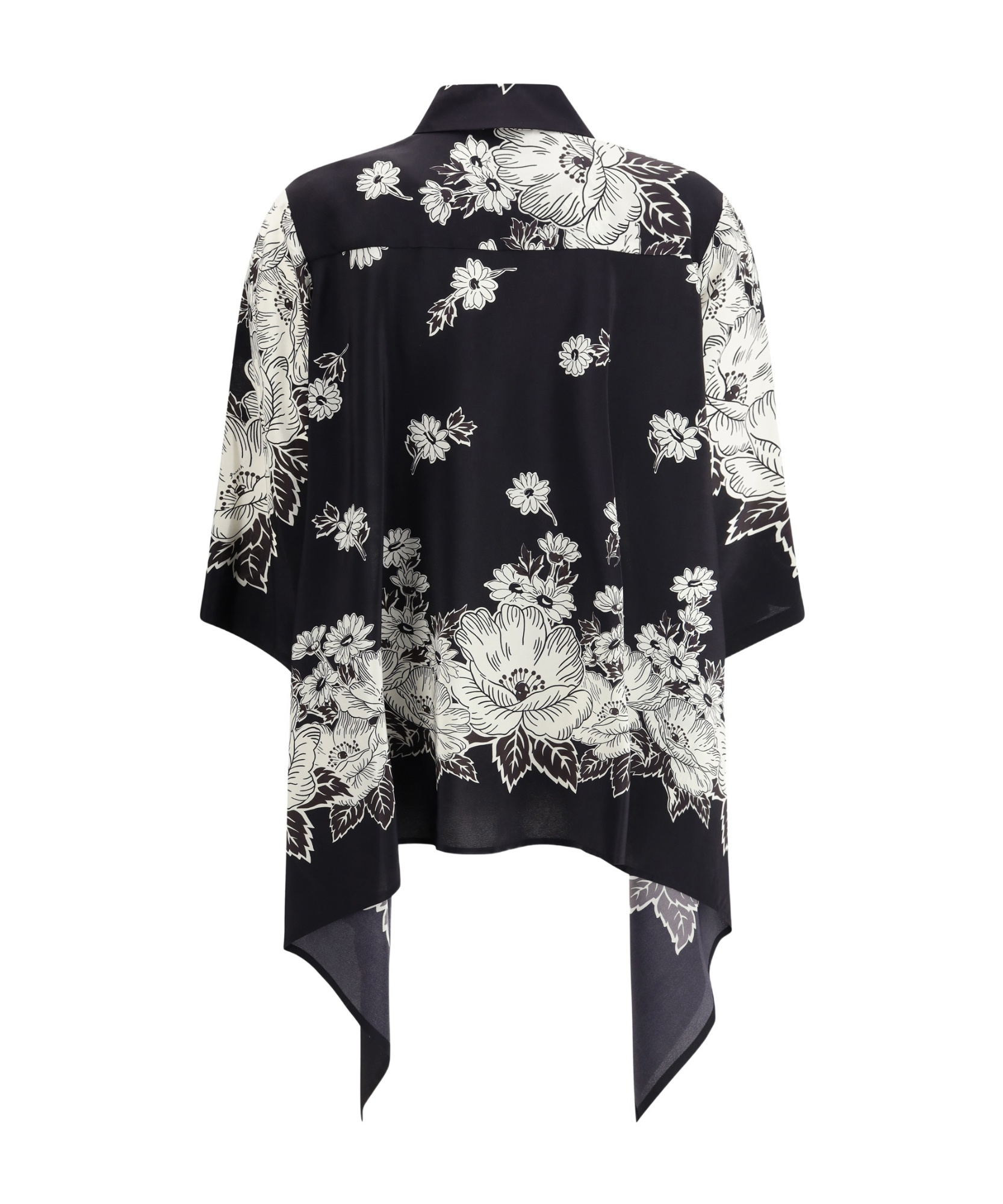P.a.r.o.s.h P. A.r. O.s. H. Asymmetric Floral Print Shirt