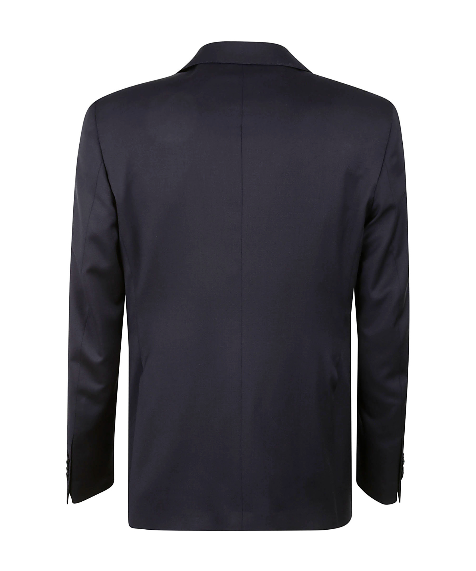 Tagliatore Long-sleeved Coat Belt Ring Trousers Suit In Black