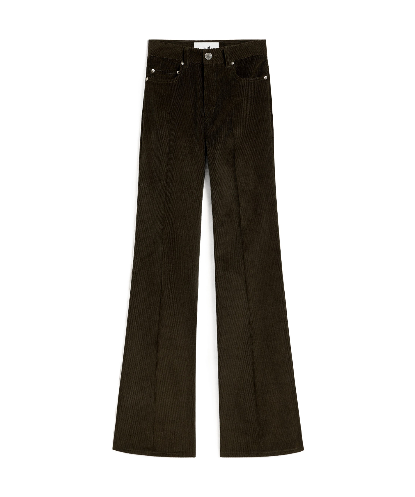 Ami Alexandre Mattiussi Belt-loop Casual Pants In Black