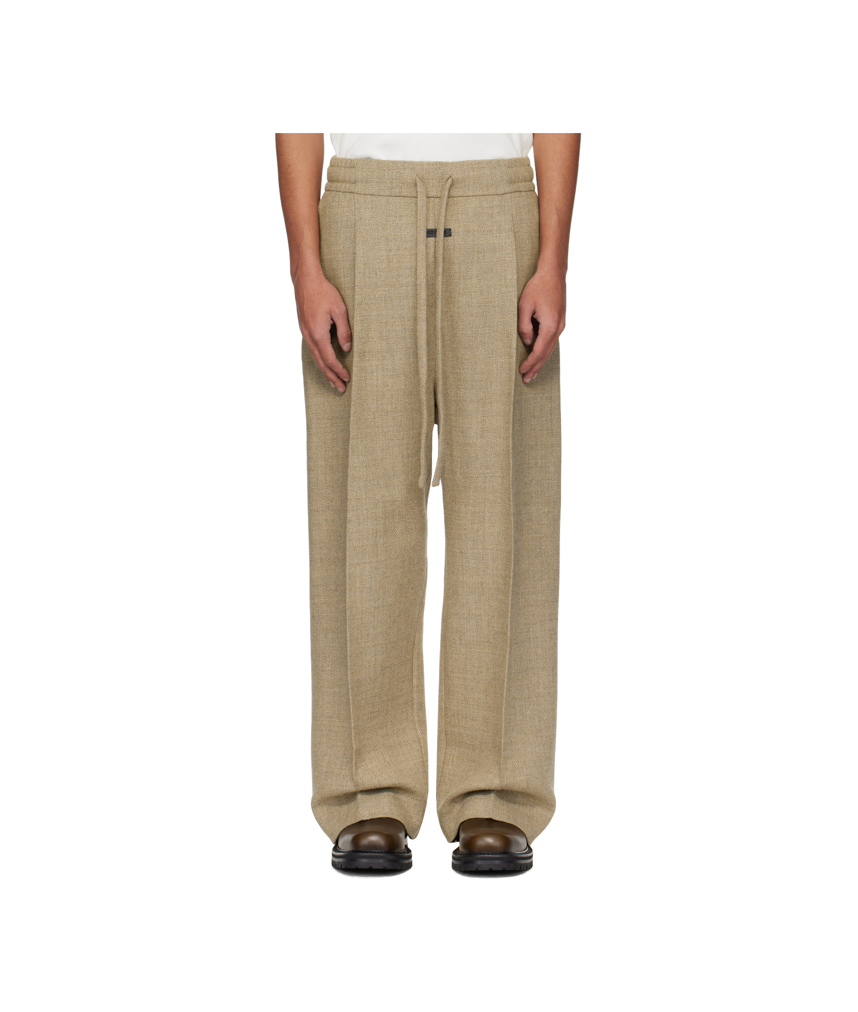 Fear Of God Drawstring Casual Pants In Nude