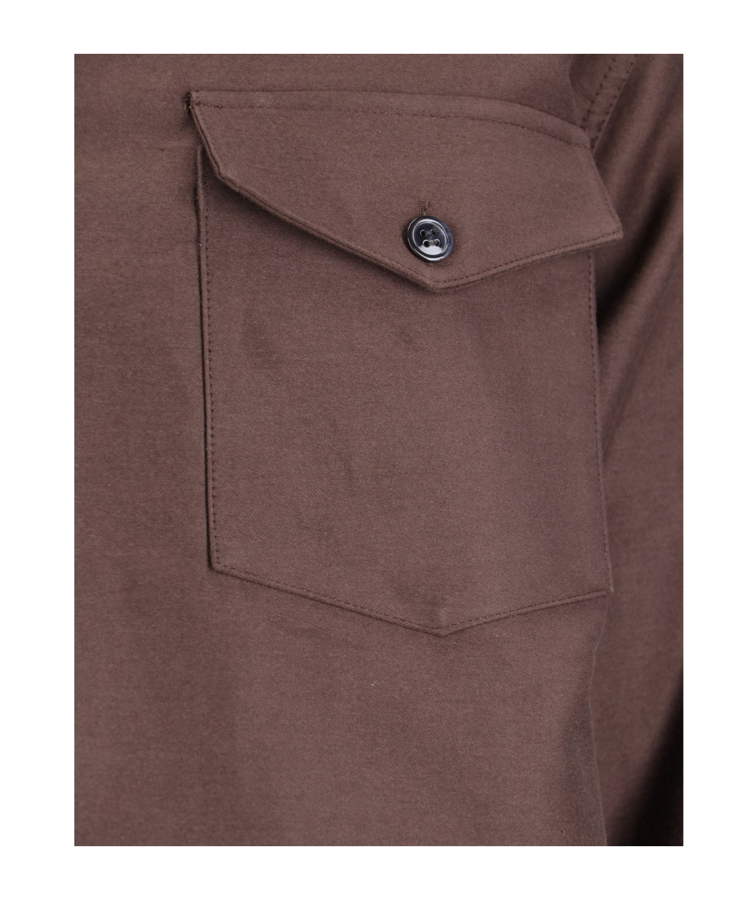 Marni Shirt With Chest Pockets And Long Sleeves In Brown