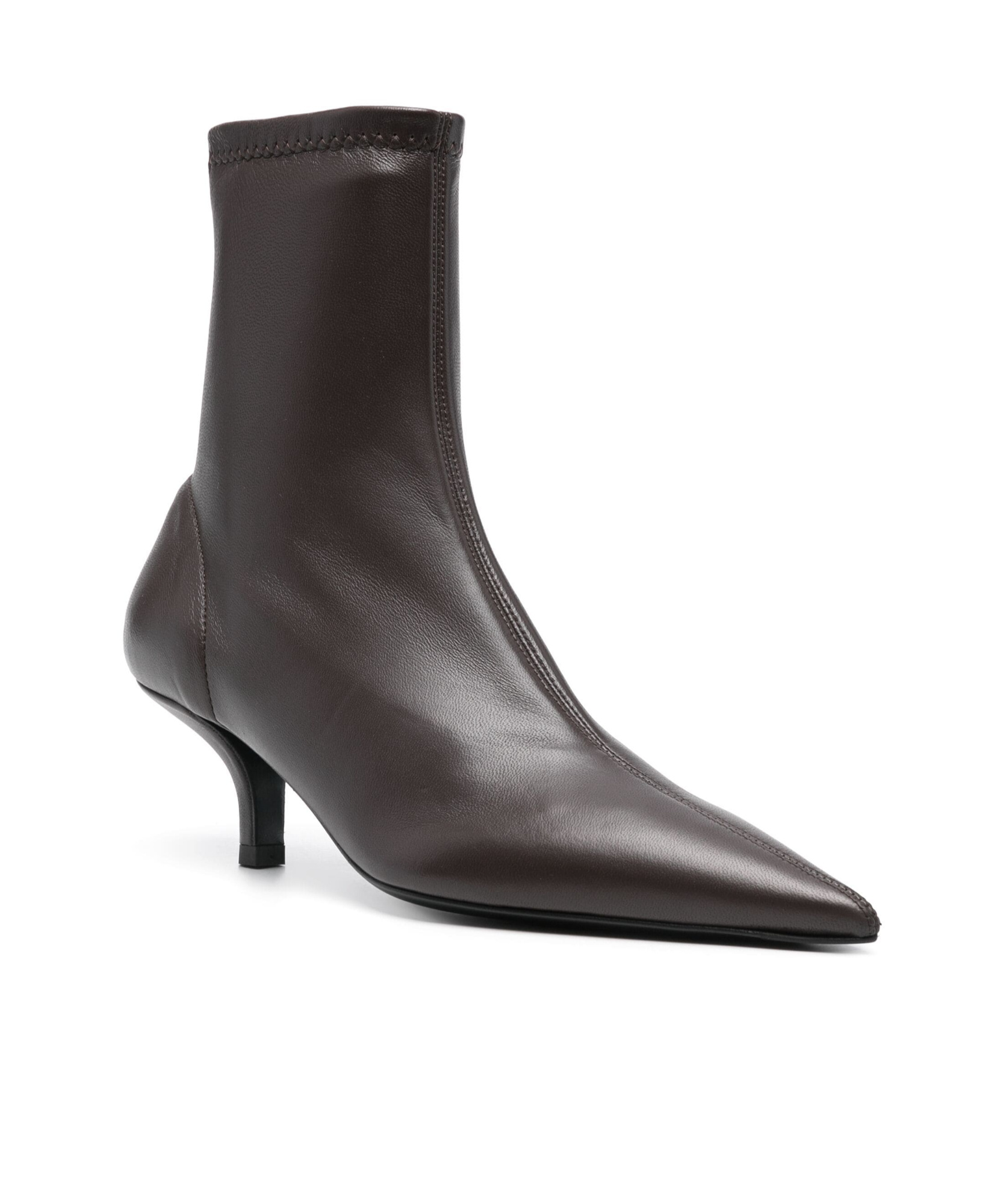 Totême 55mm The Heeled Sock Boots In Black