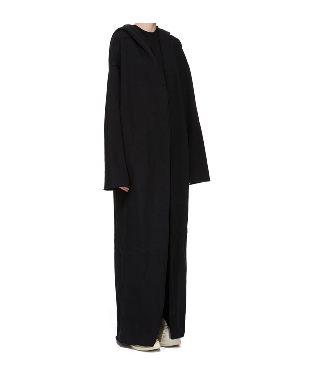 Rick Owens Drkshdw Long-sleeved Hoodie In Black