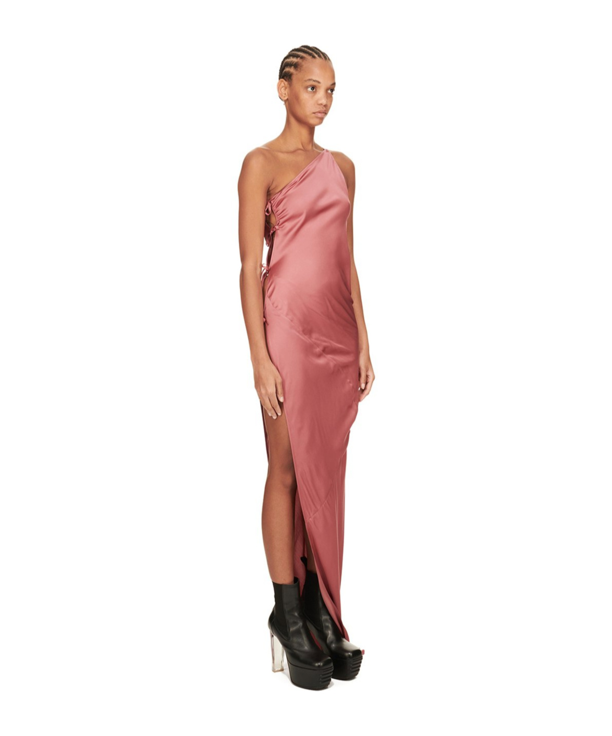 Rick Owens Taco Gown In Pink