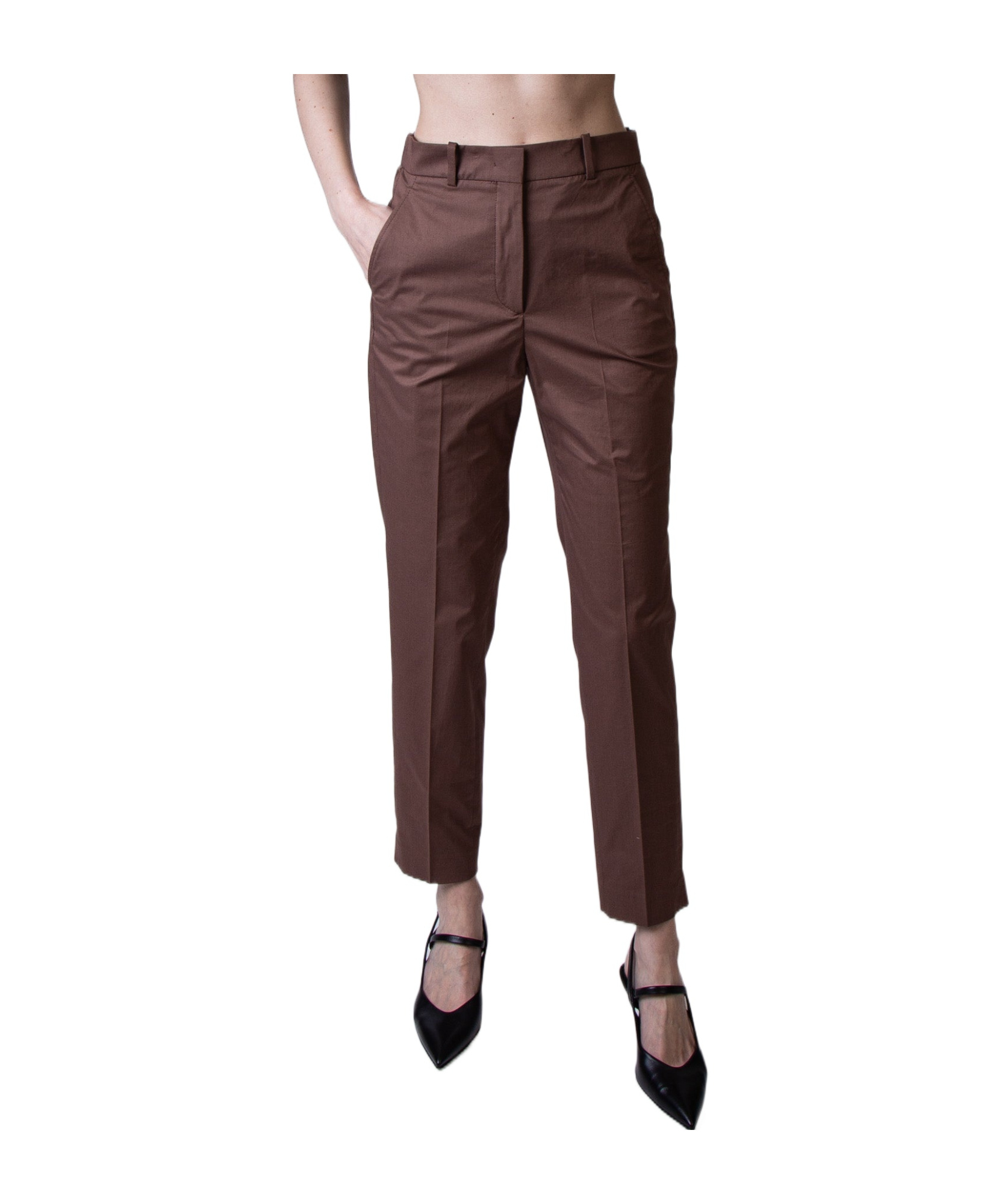 Incotex Belt Loops Trousers Featuring Pockets In Brown