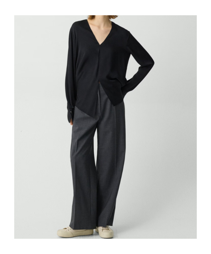 Theory Long Sleeve T-shirt In Black