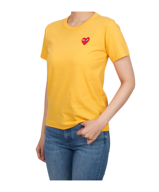 Comme Des Garçons Short-sleeved T-shirt In Yellow