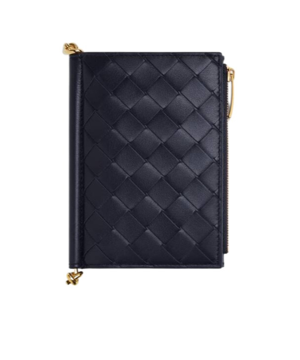 Bottega Veneta Solstice Medium Bi-fold Wallet In Black