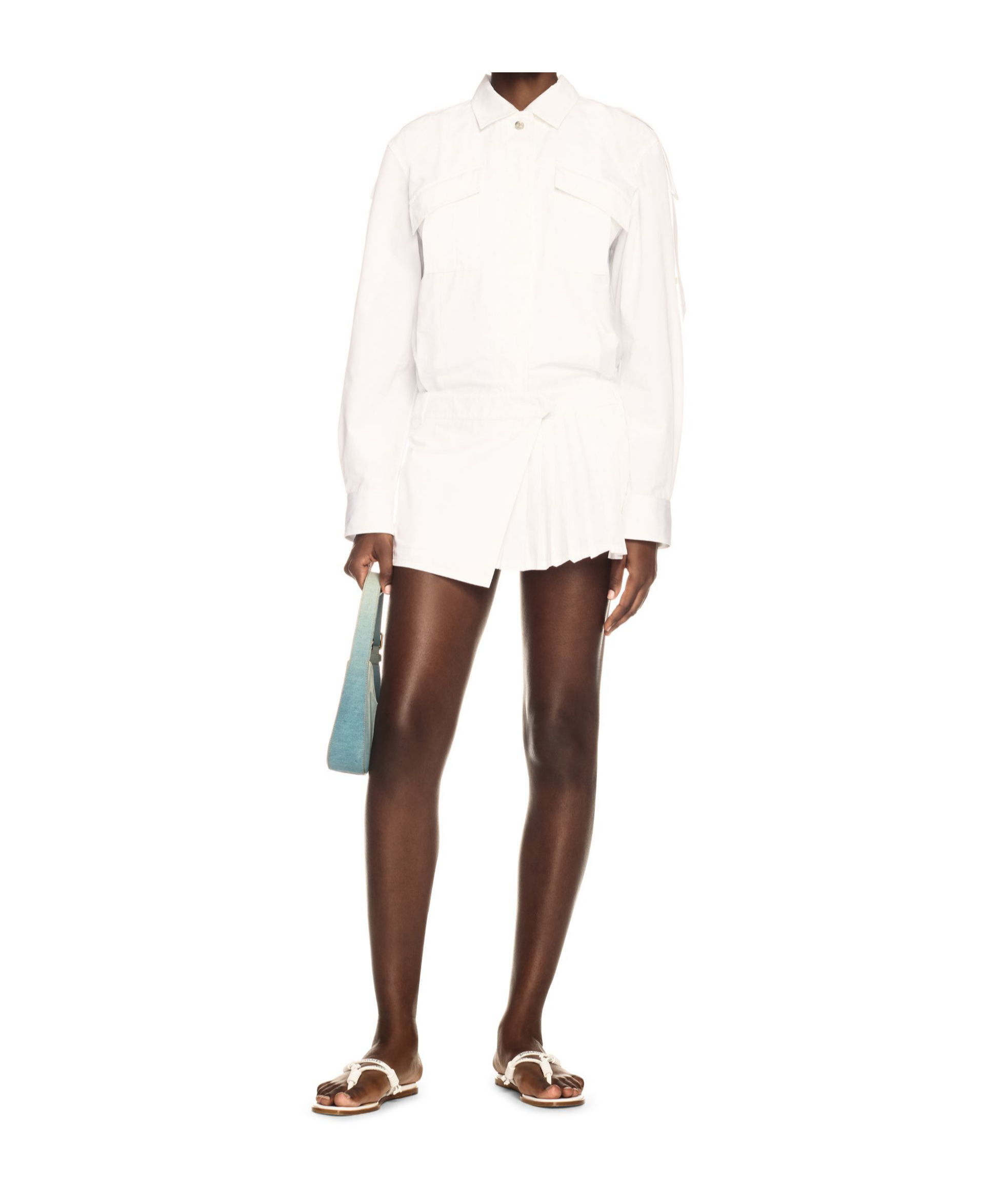 Off-white Savana Mini Dress In White