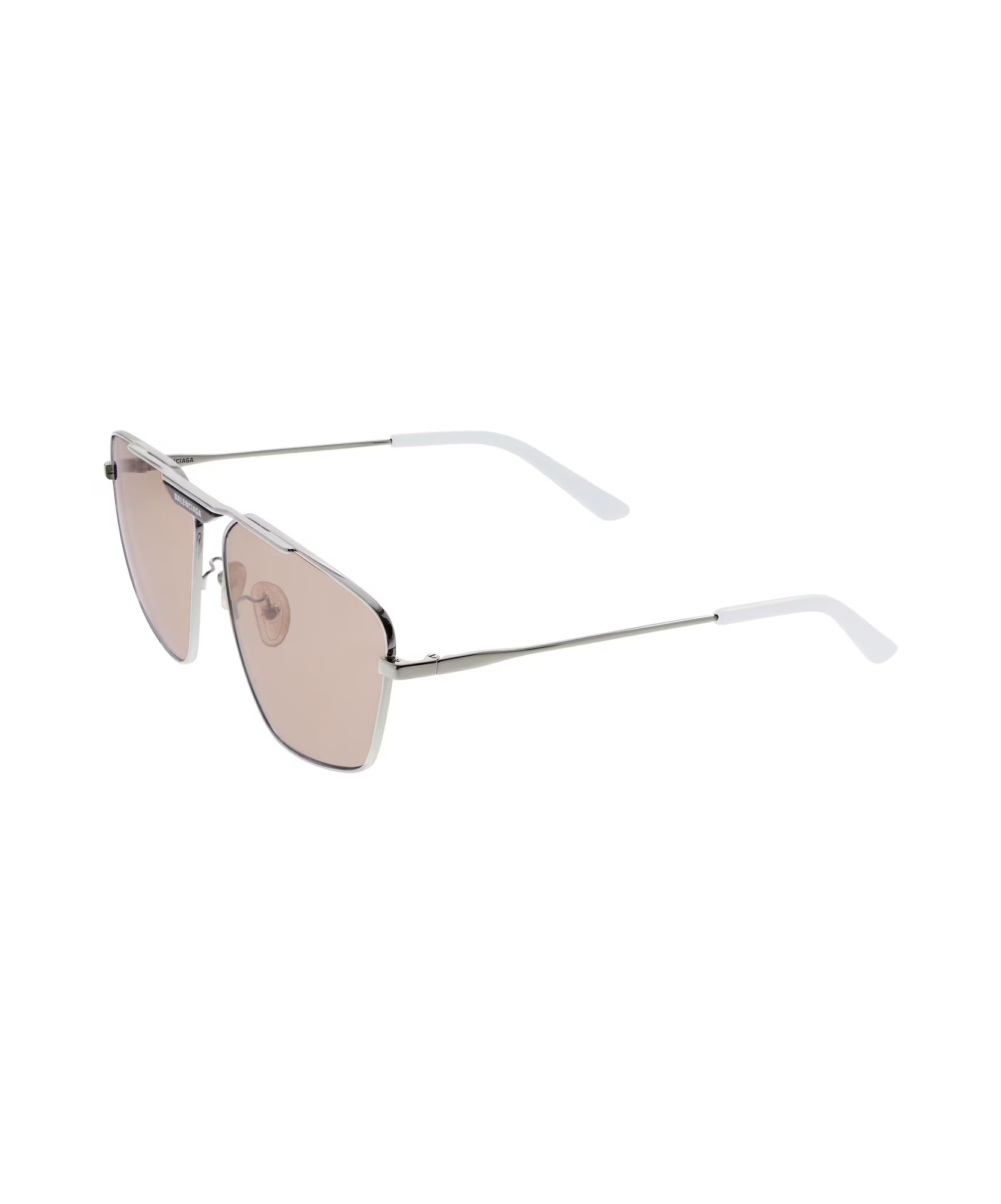 Balenciaga Eyewear Tag 2.0 Navigator Sunglasses In Brown