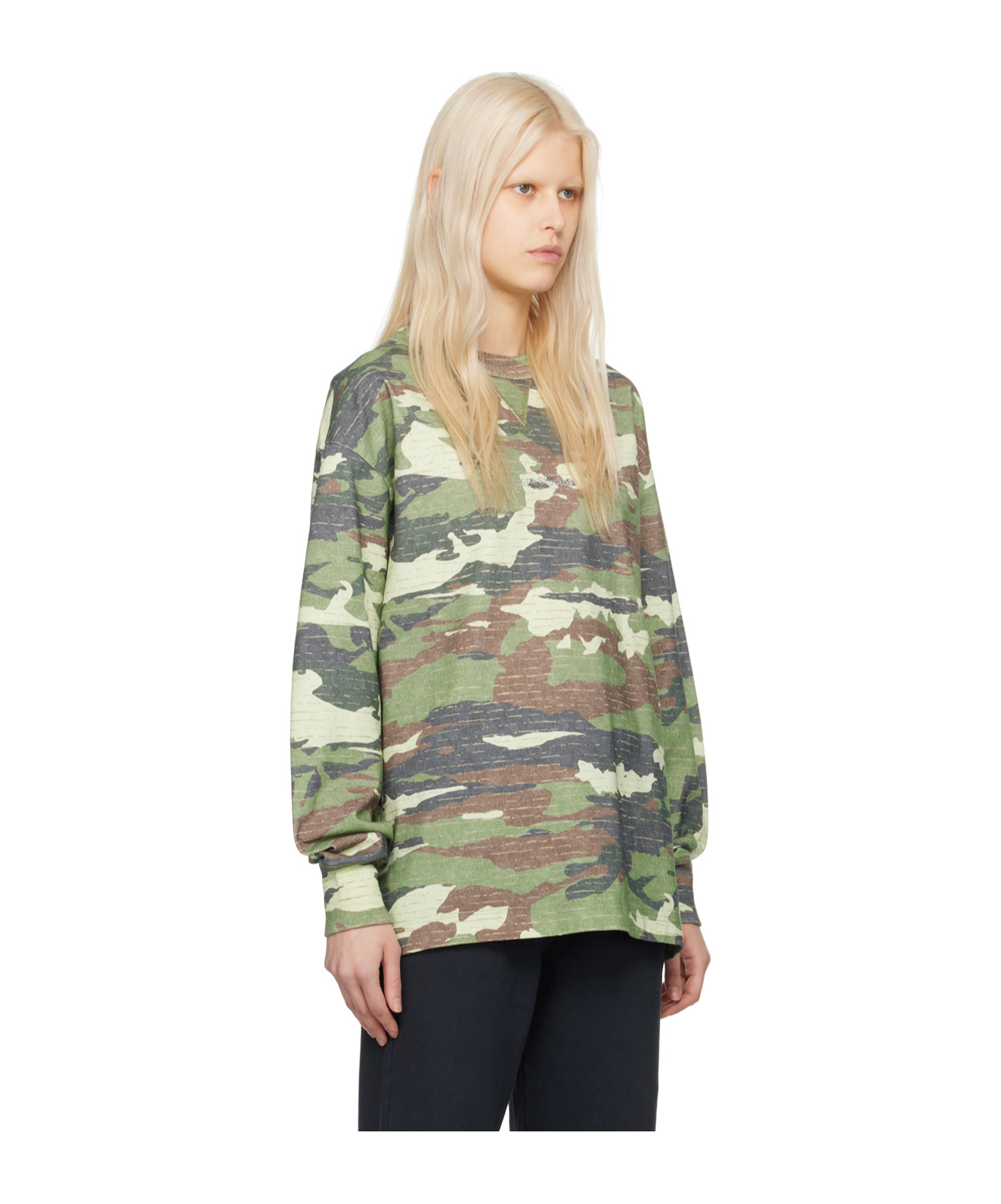 Acne Studios Camouflage-print Cotton Sweatshirt