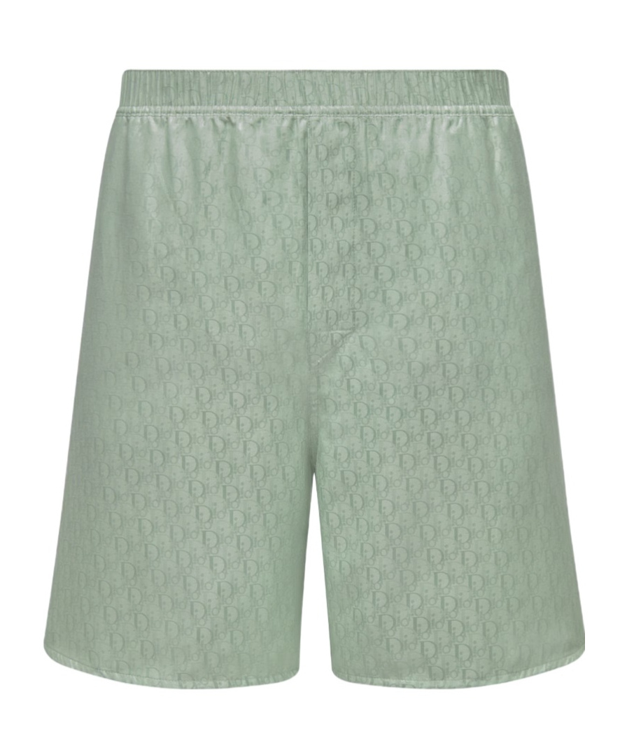 Dior Homme All-over Patterned Shorts In Gray