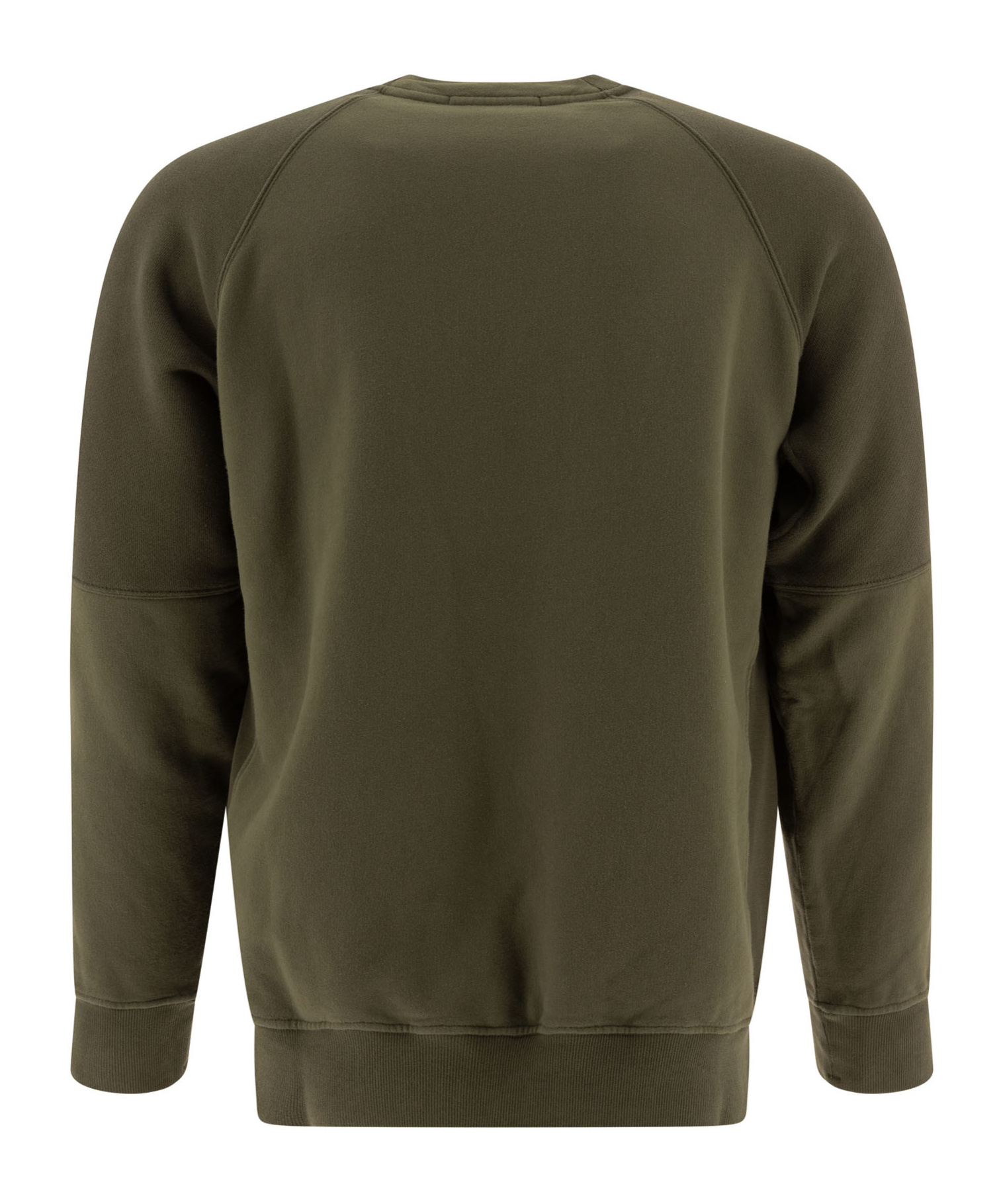 Stone Island Compass-badge Sweatshirt In Green