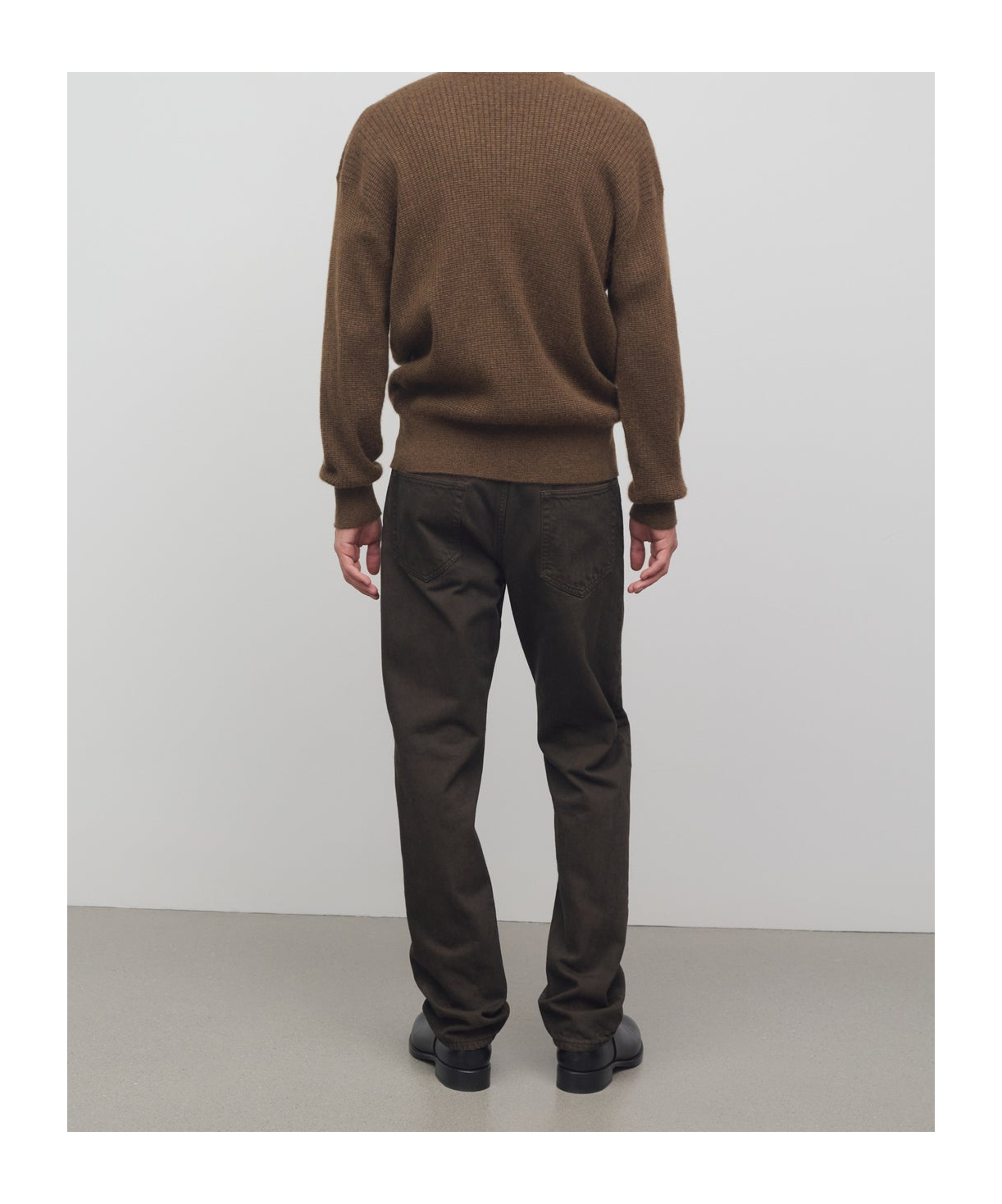 Shop The Row Cotton Trousers In Black