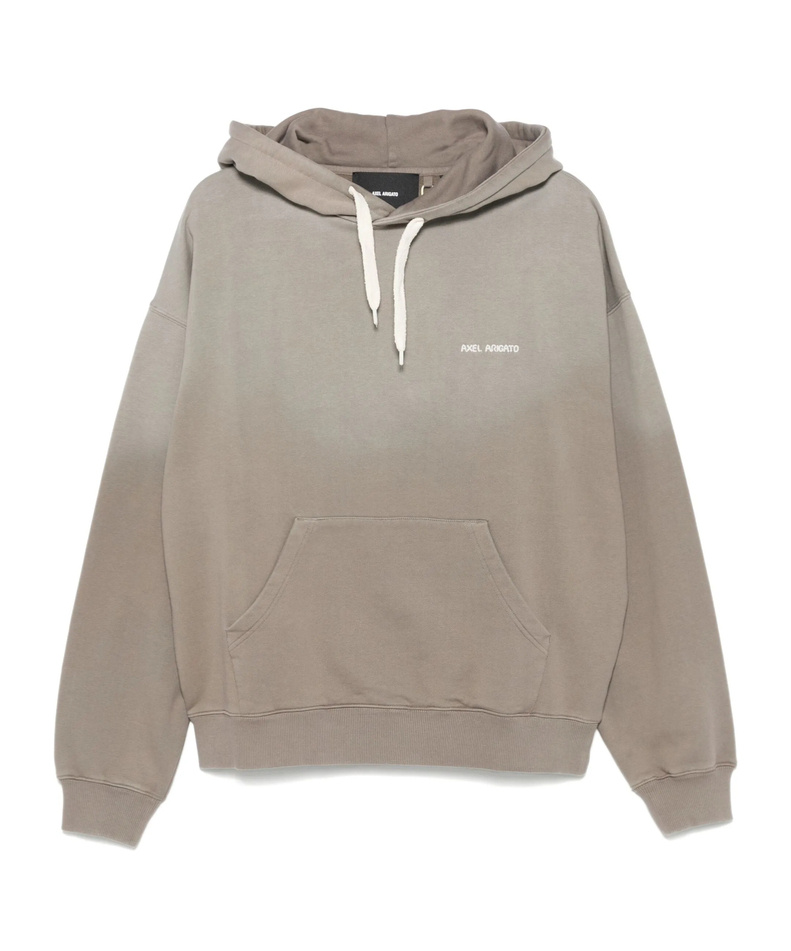 Axel Arigato Cotton Hoodie In Gray