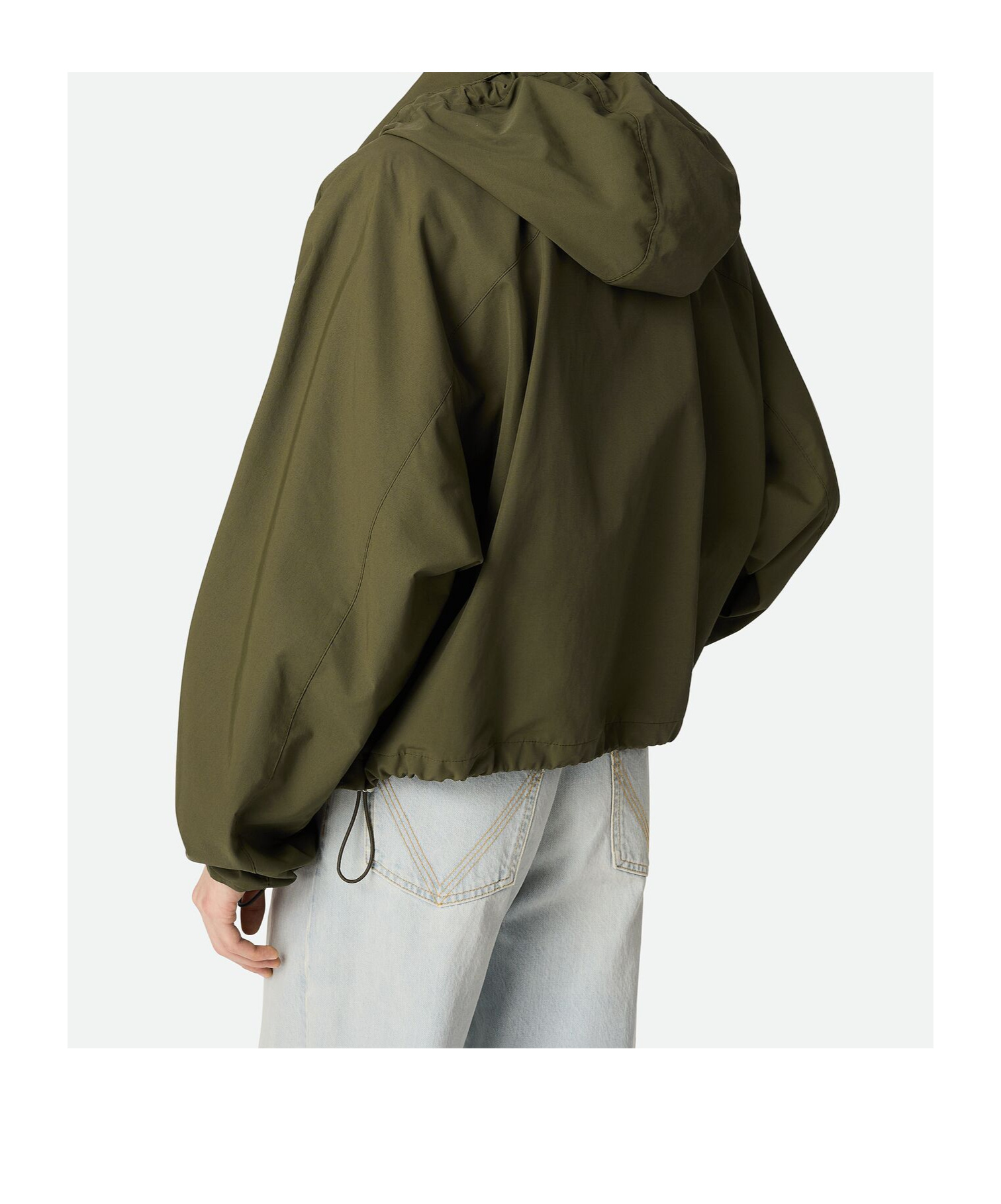 Bottega Veneta Blouson Aus Technischer Baumwolle In Green