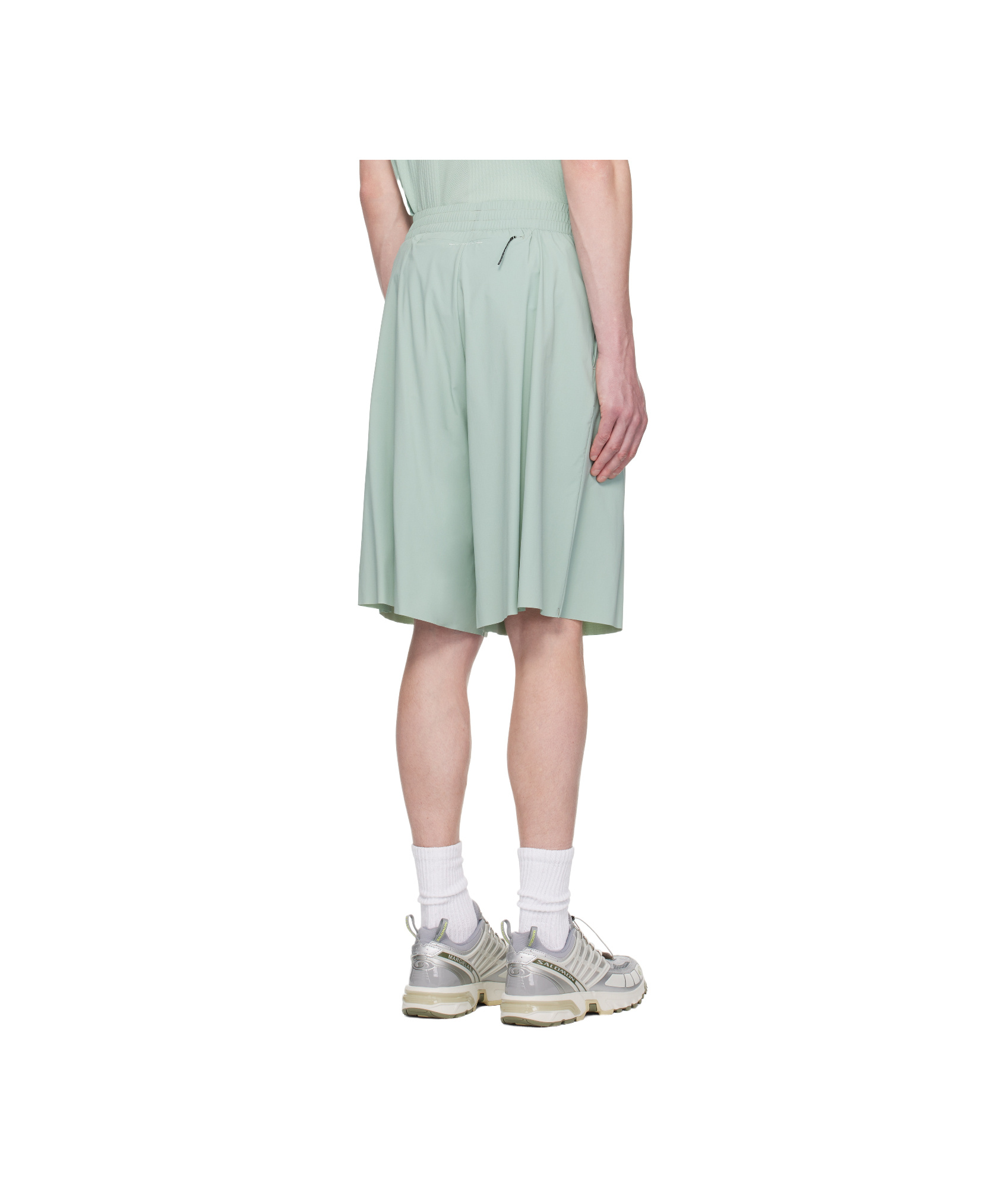 Mm6 Maison Margiela X Salomon X Salomon Shorts With Numerical Graphics In Blue