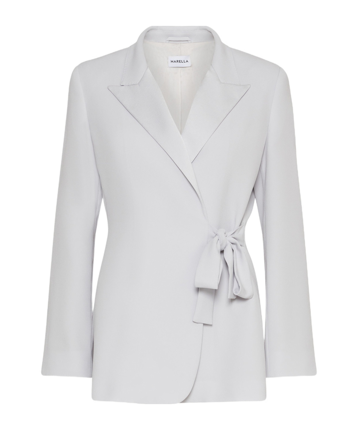 MARELLA ELEGANT CADY CRÊPE JACKET - ICE