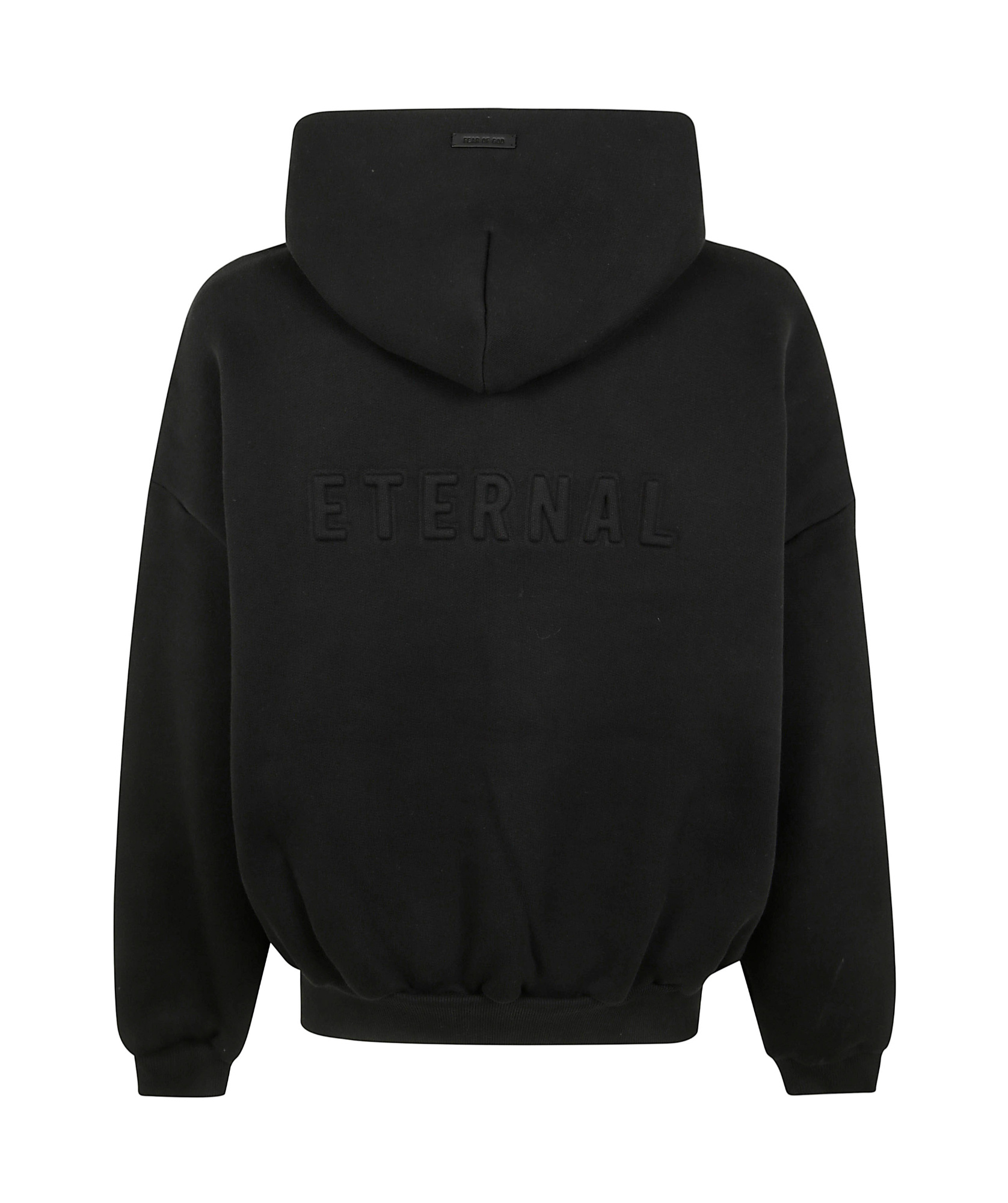 Fear Of God Half-zipped Hoodie In Black