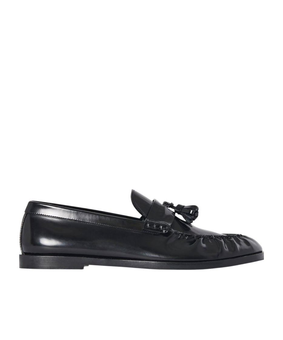 Shop The Row Tassel Loafer Shoes In Black