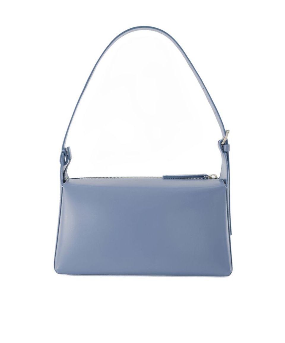 Apc A.p.c. Virginie Shoulder Bag - Leather - Blue In Blue