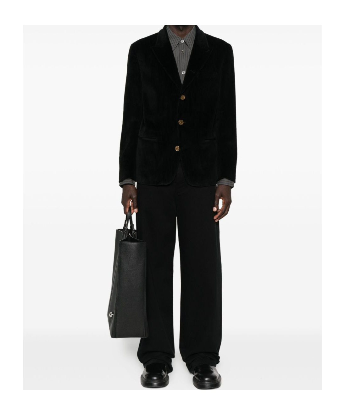 Dolce & Gabbana Corduroy Blazer In Black