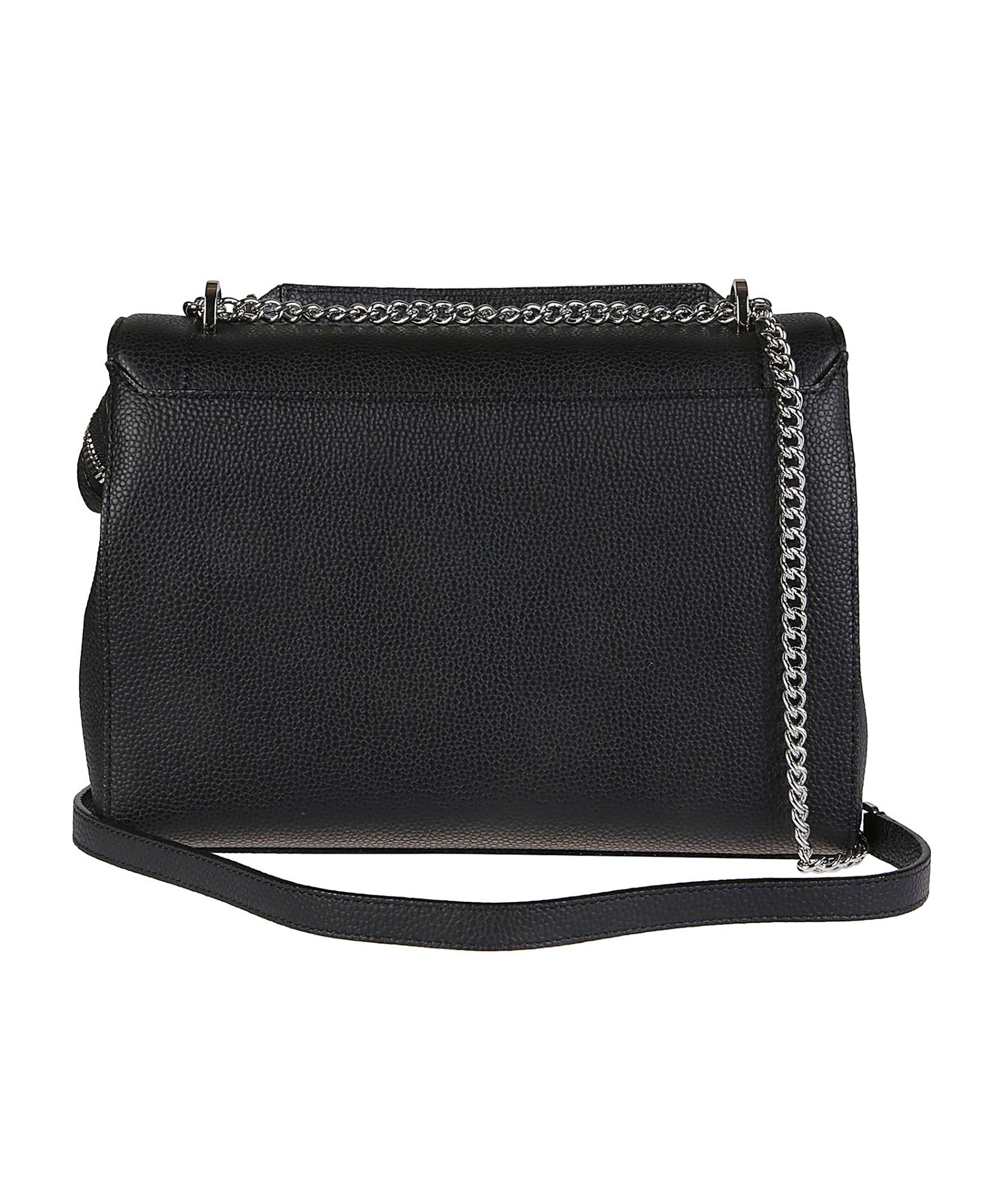 Lancel Flip Shoulder Bag In Black
