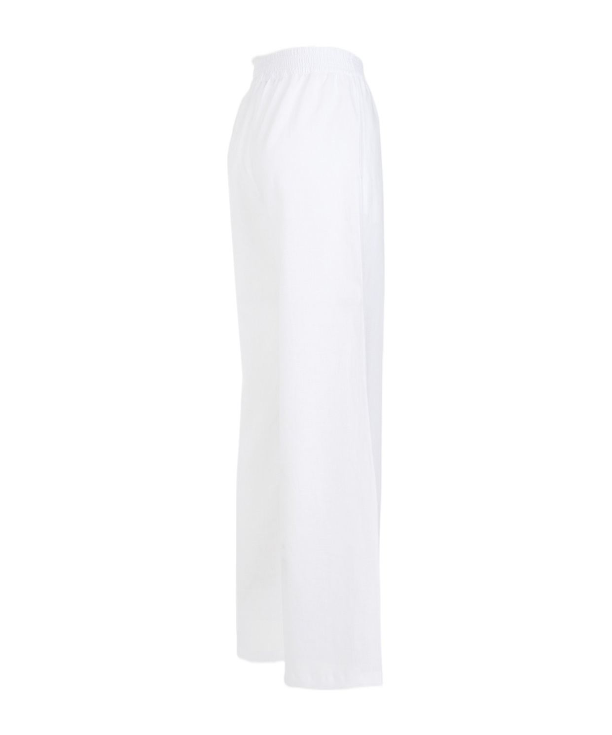 Fabiana Filippi Wide-leg Linen Trousers In White