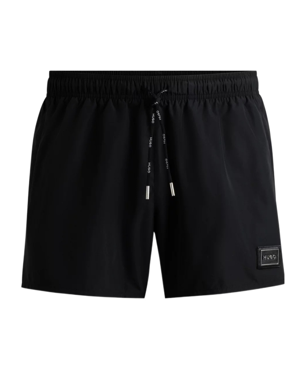 Hugo Boss Logo Beach Shorts In Black