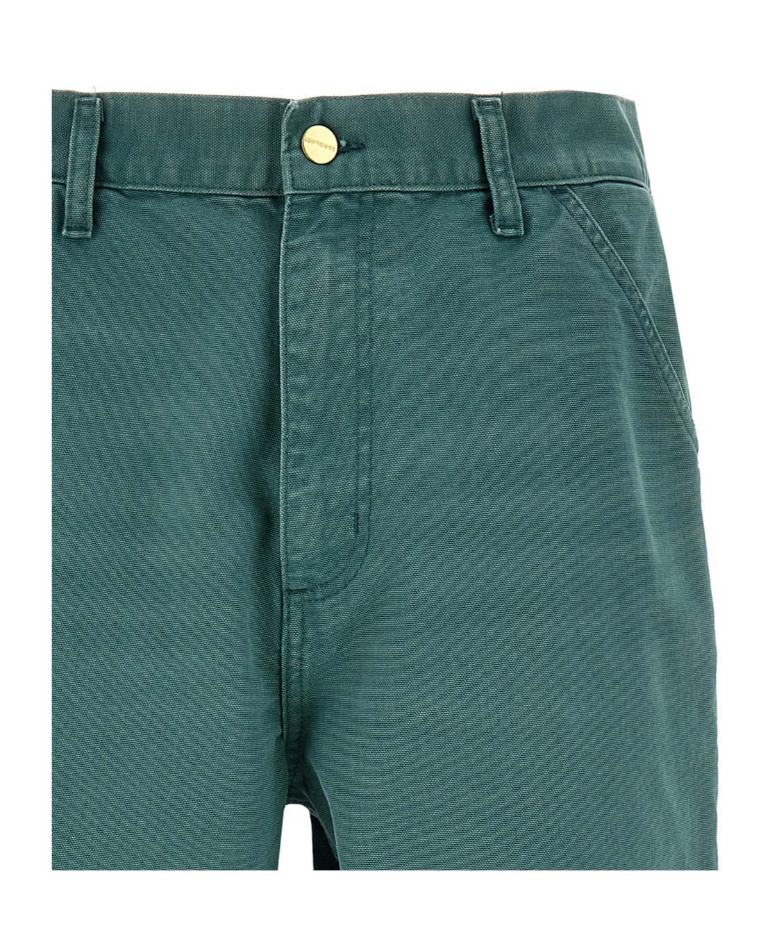 Carhartt Mens Silver Pine Brandon Wide-leg Relaxed-fit Denim Jeans In Green