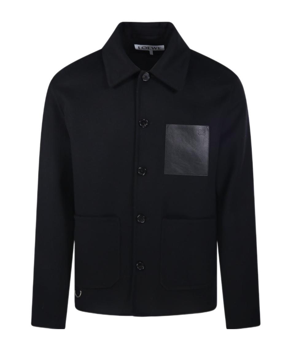 Loewe Anagram Workwear Jacket In Black