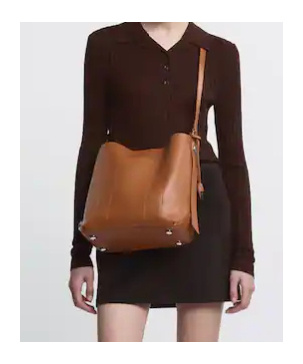 Hogan Hocket Small Shoulder Bag In Brown
