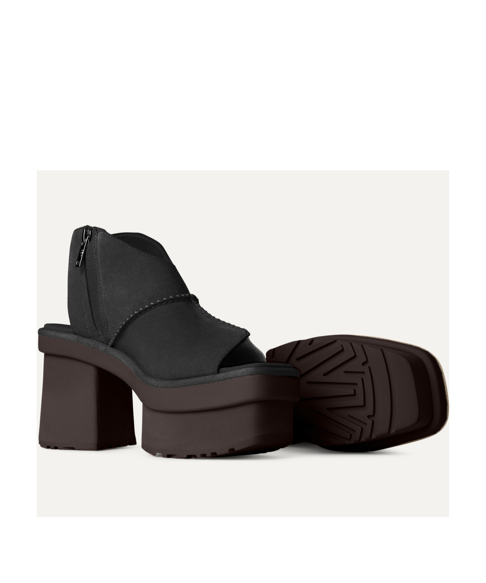Ugg New Hights Sandals In Black