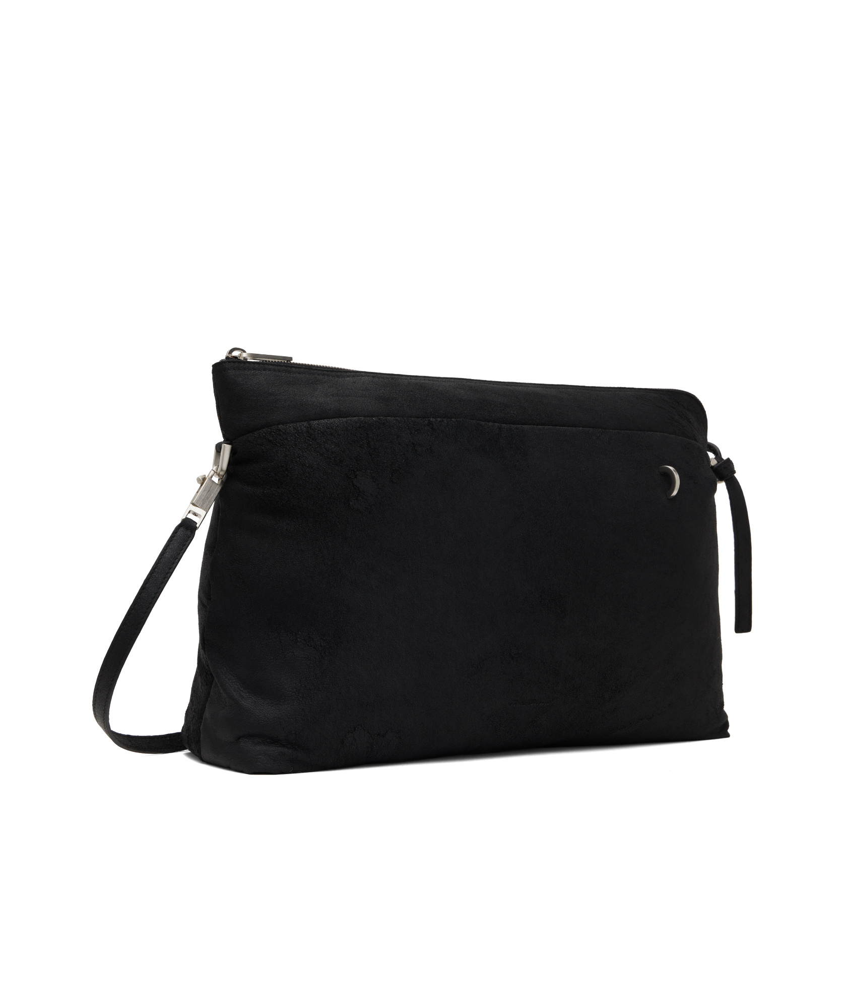 Rick Owens Zippered Crossbody Bag In Black