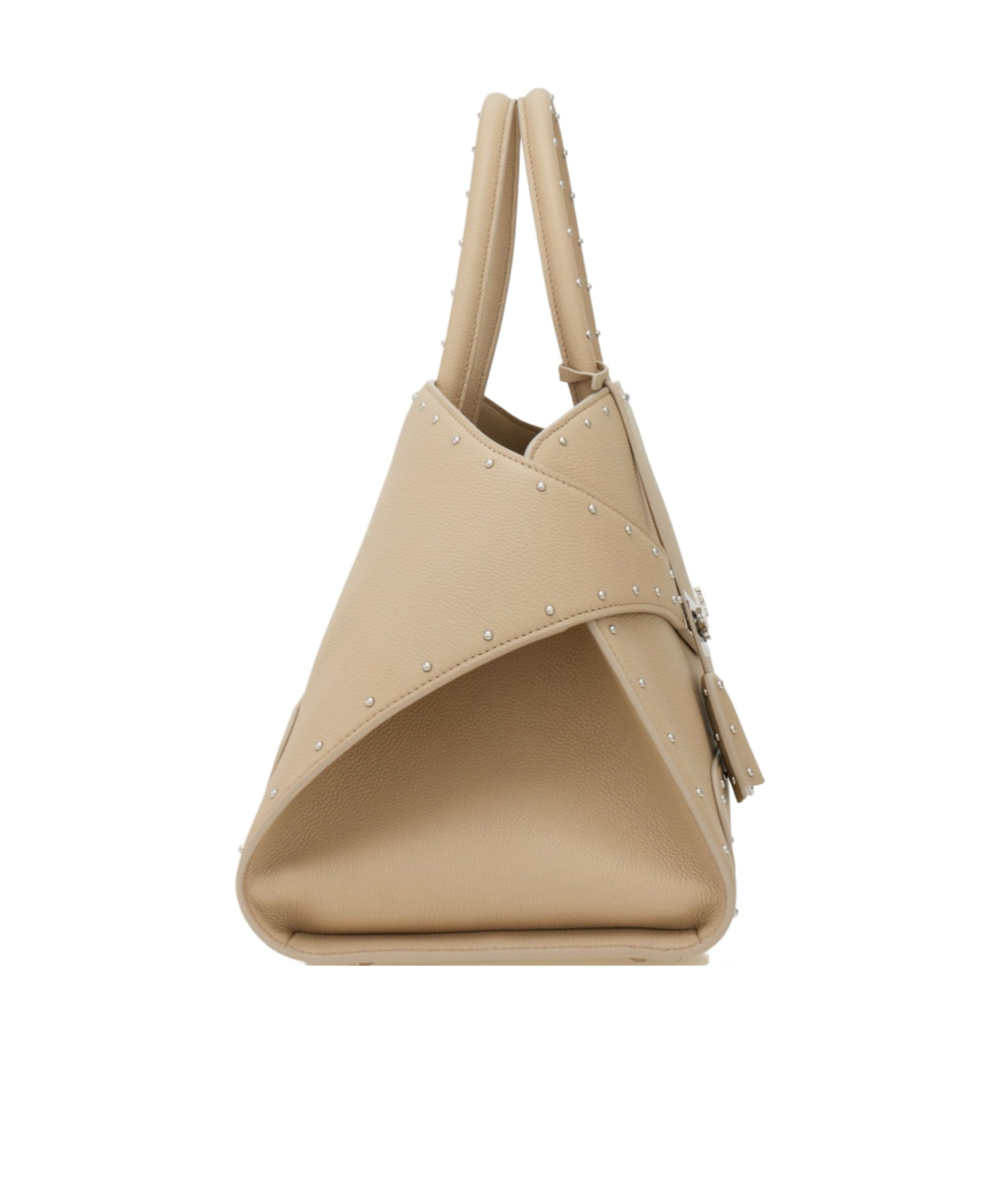 Ferragamo Large Hug Tote With Spike Embellished