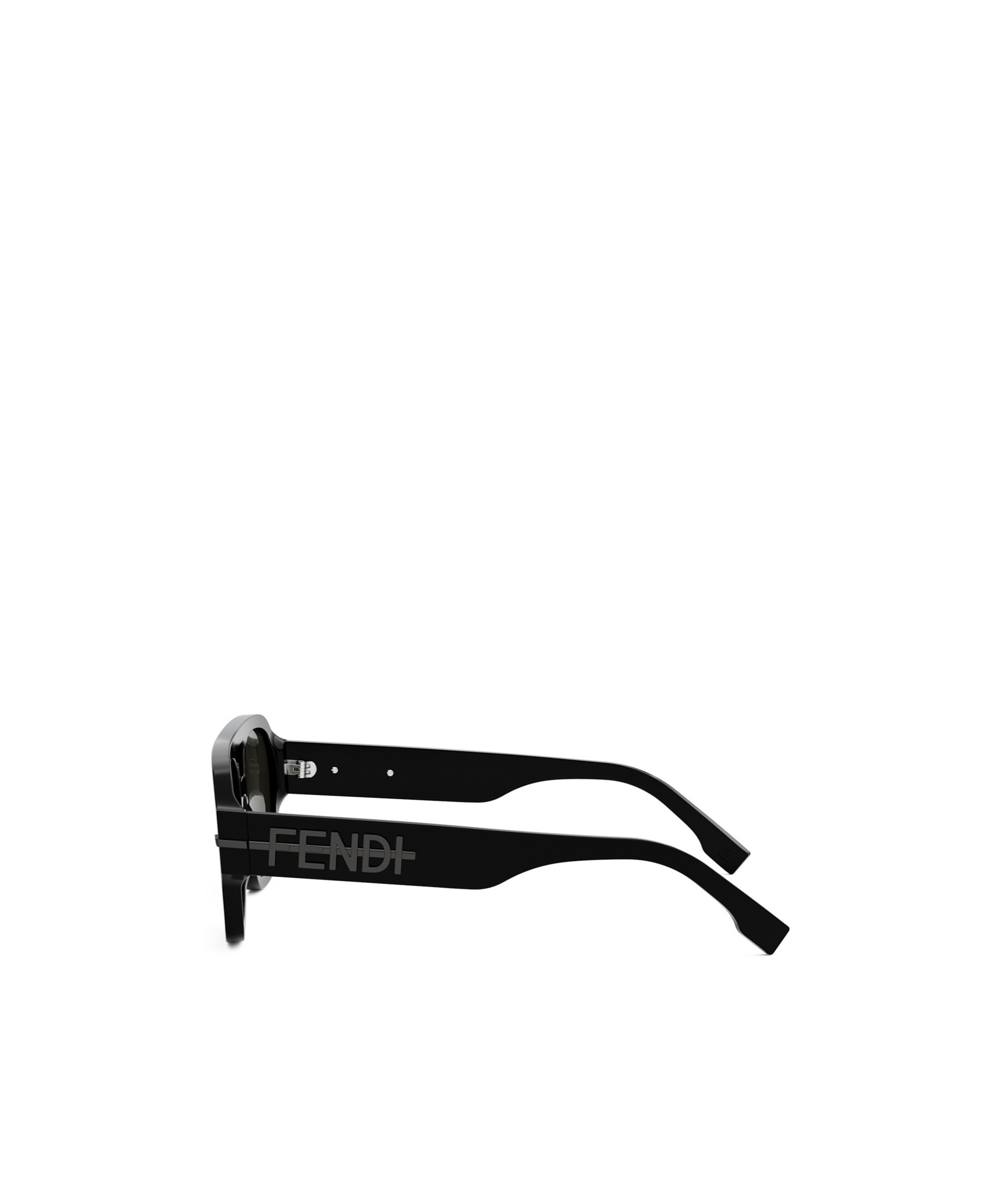 Fendi The Graphy 55mm Geometric Sunglasses In Gray