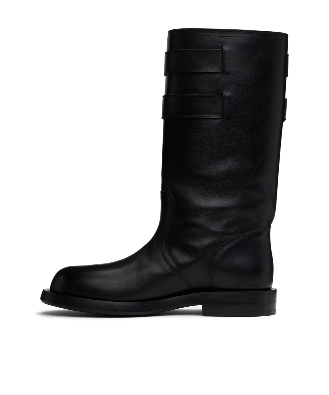 Ann Demeulemeester Black Milan Soft Biker Boots