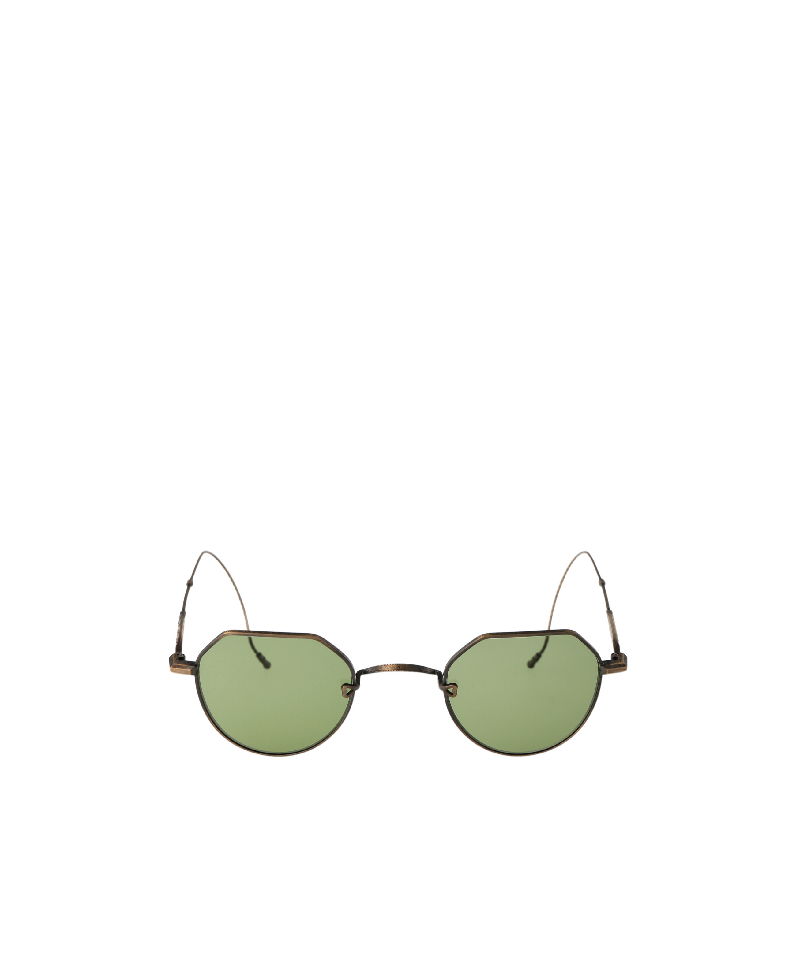 Matsuda Geometric Frame Sunglasses In Green