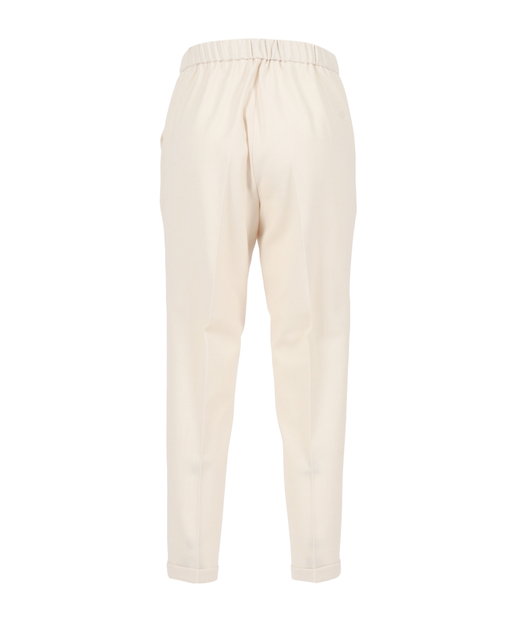 Antonelli Tailored High-waist Trousers With Subtle Front Pleats In Brown