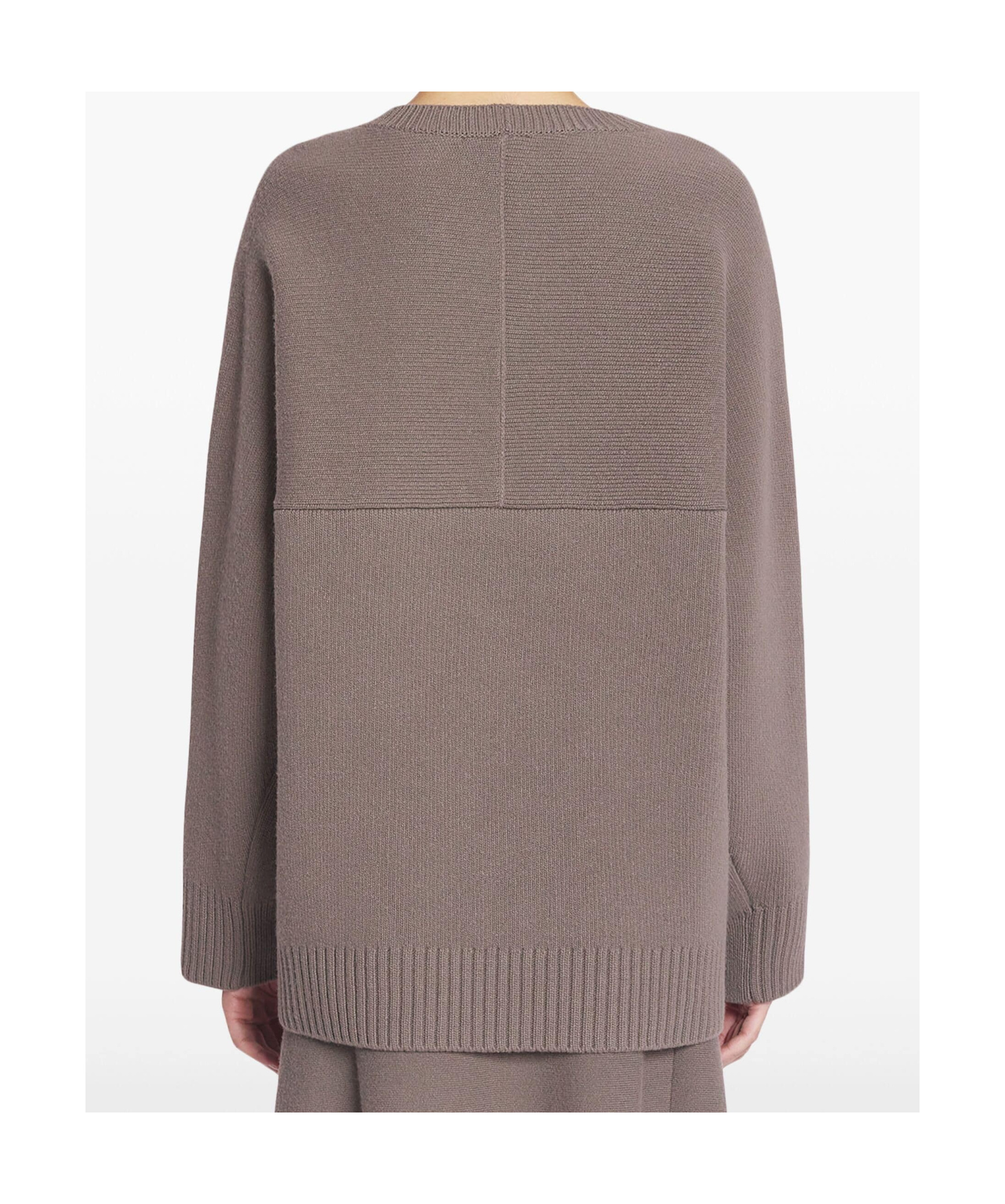 Lanvin Pull Cape Pins Chat Pour Femme In Gray