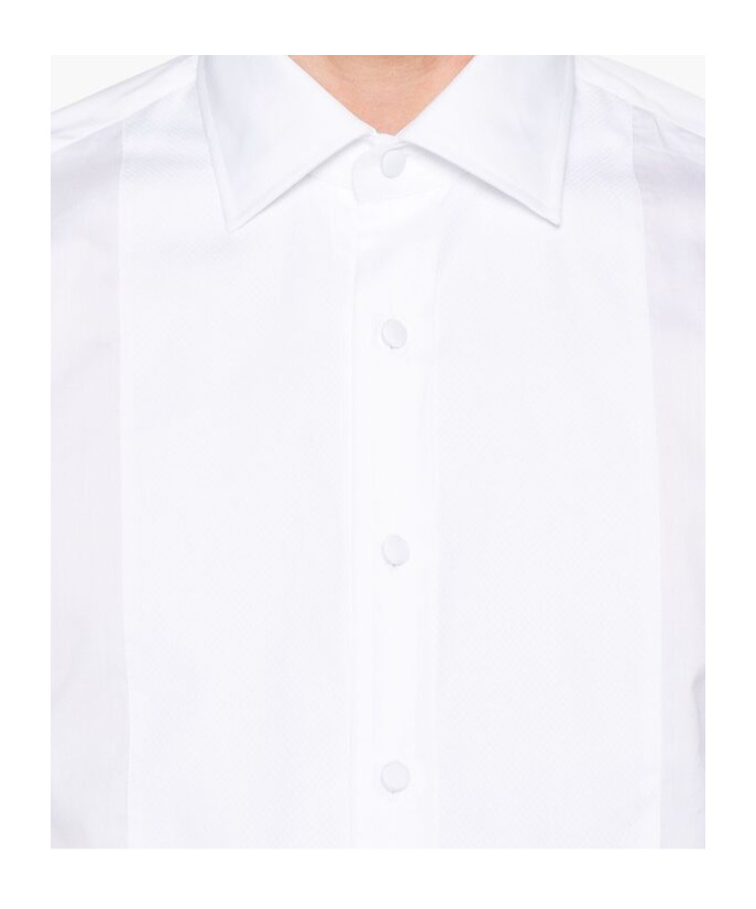 Shop Tagliatore Long-sleeved Shirt In White
