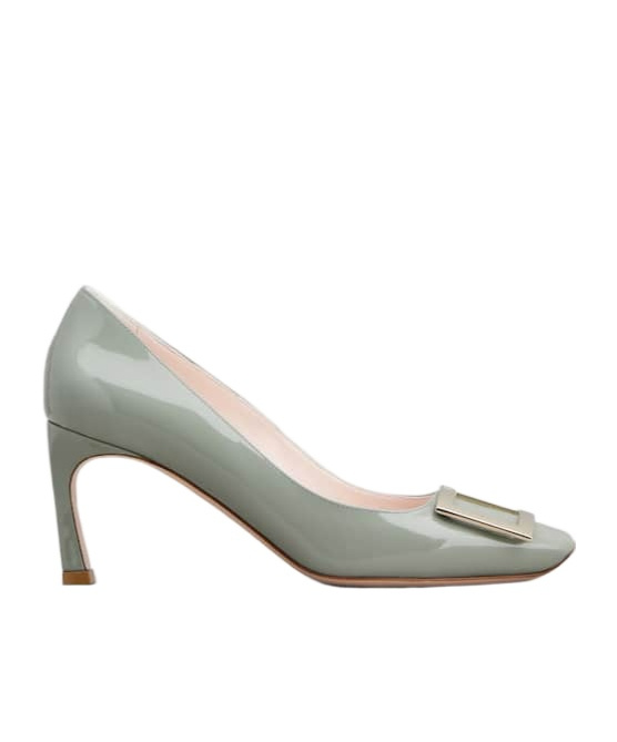 ROGER VIVIER TROMPETTE PUMPS IN PATENT LEATHER