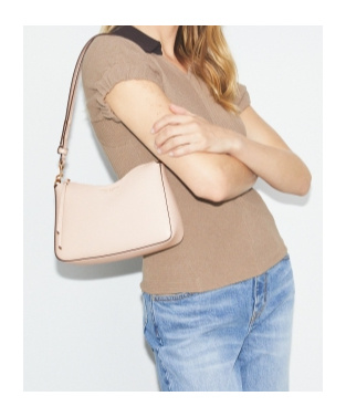 Tory Burch Small Perry Leather Shoulder Bag In Brown