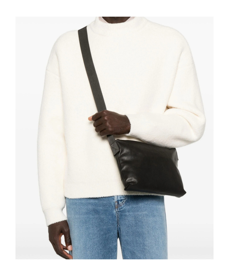 Lemaire Rectangular Shoulder Bag In Brown