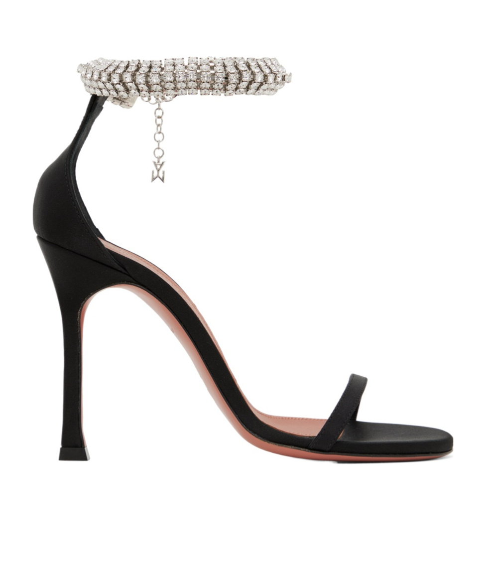AMINA MUADDI IMAN SINGLE-STRING HIGH-HEELED SANDALS