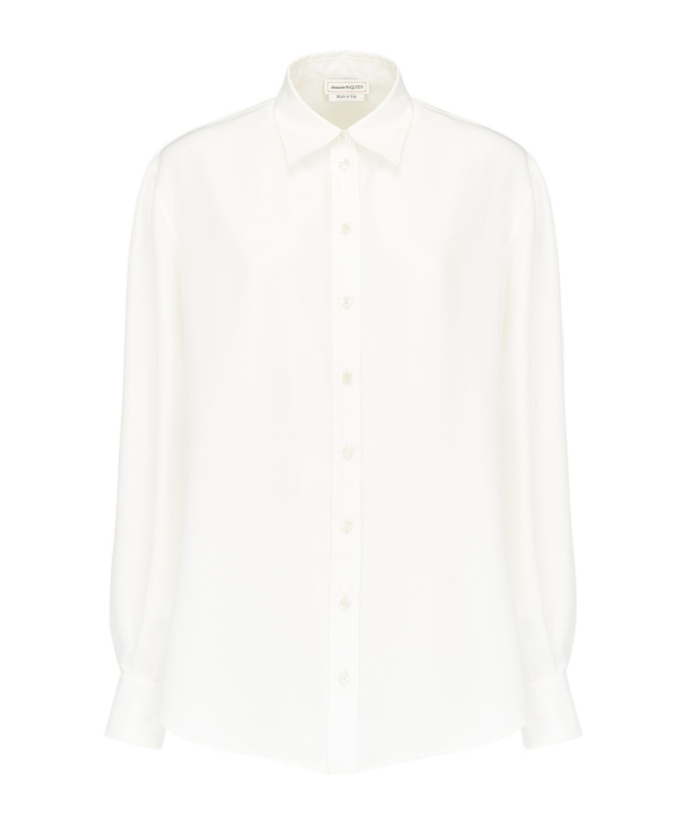 Alexander Mcqueen Mcqueen Tuxedo Shirt In White