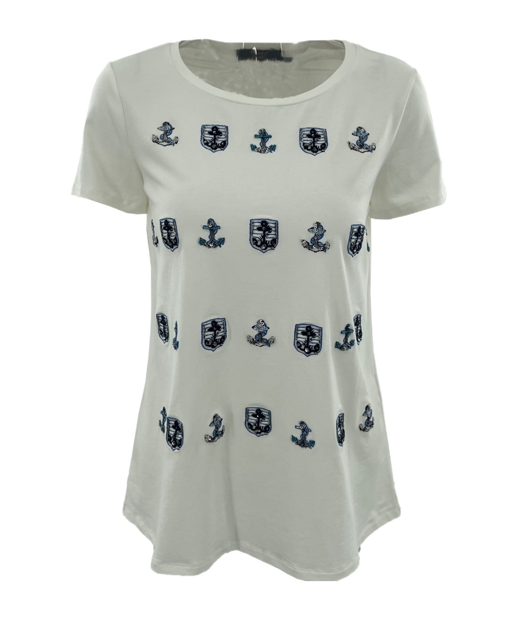 Weekend Max Mara Short-sleeved T-shirt In Gray