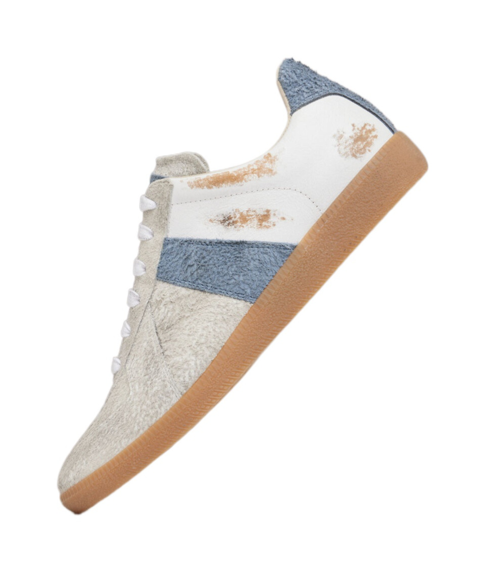 Maison Margiela Replica Lace-up Low-top Sneakers In White