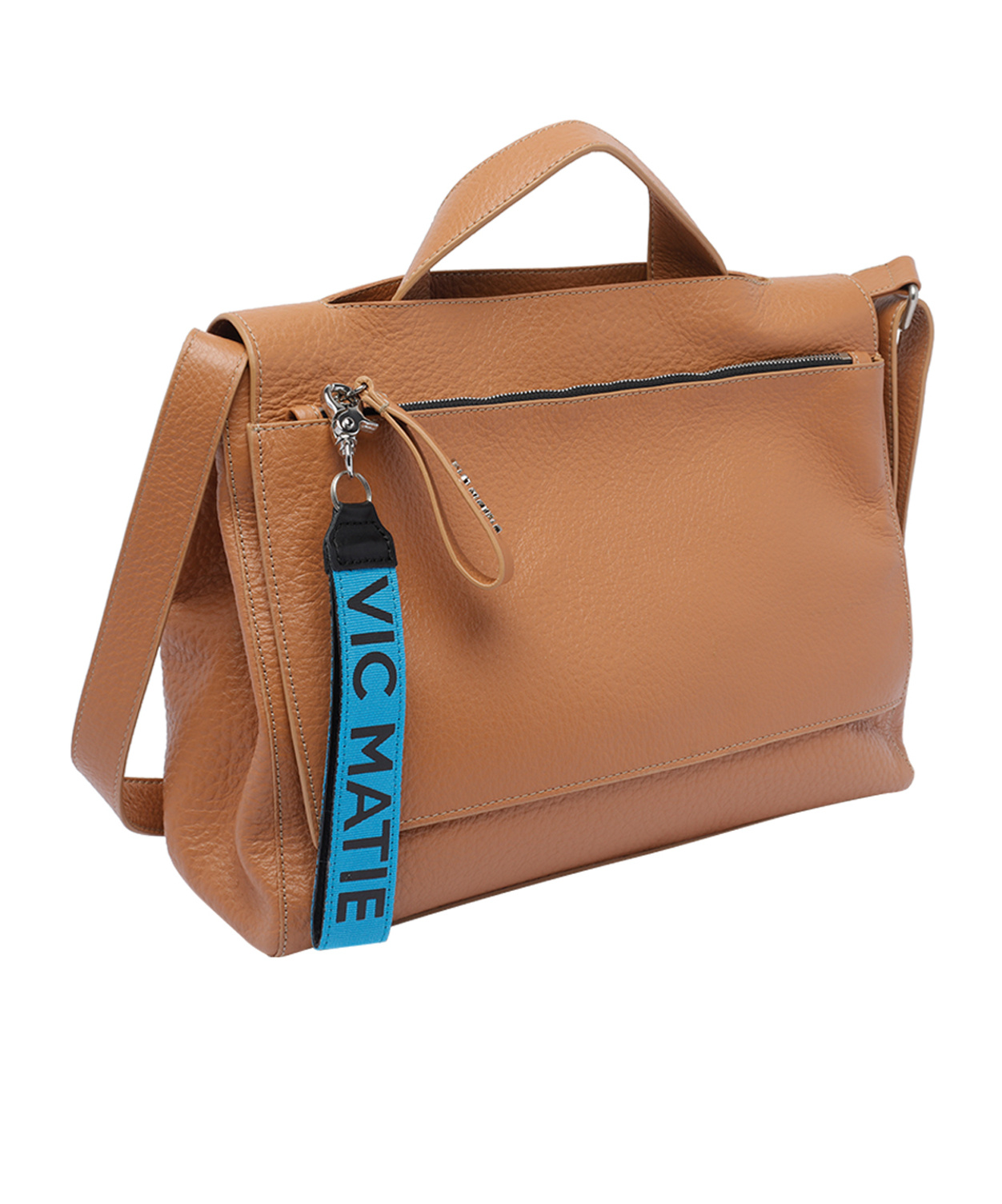 Shop Vic Matie Top Handle Shoulder Bag In Brown