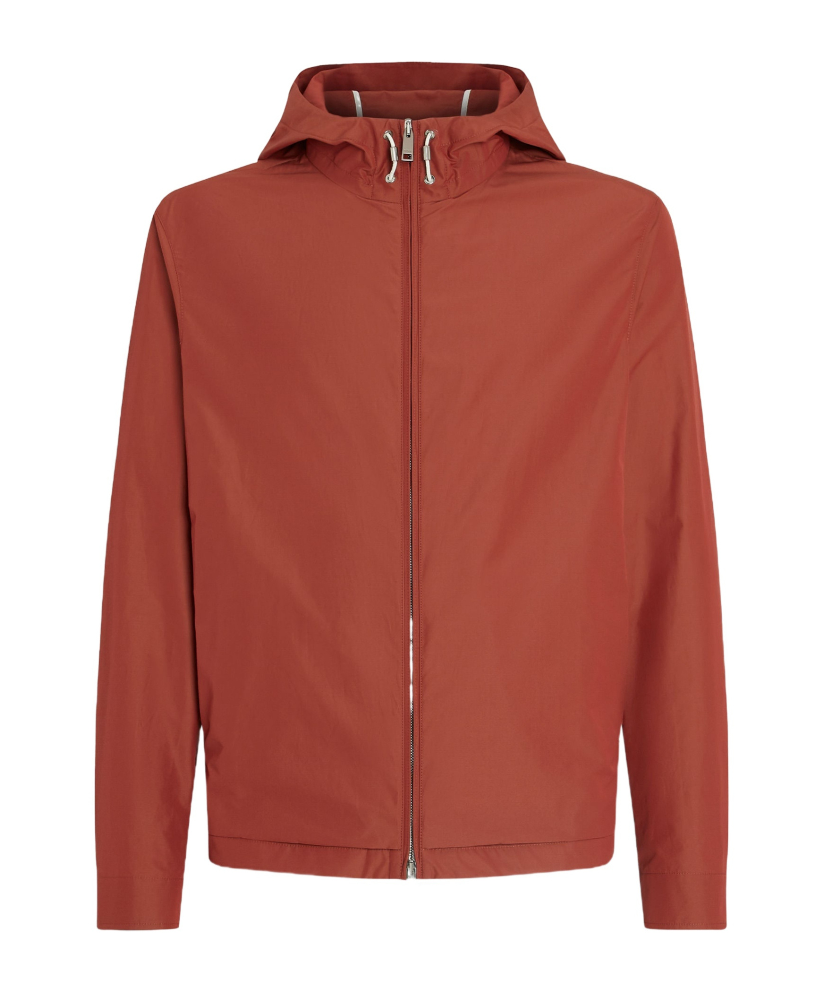 Zegna Nylon And Cotton Blouson Jacket In Red
